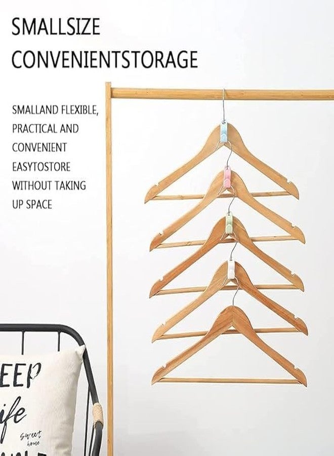BLACK PANDA 30-Piece Clothes Hanger Connector Hooks - Space-Saving Cascading Wardrobe/Closet Organizer Extenders - Increase Hanging Capacity, Durable & Easy to Use - Image 5
